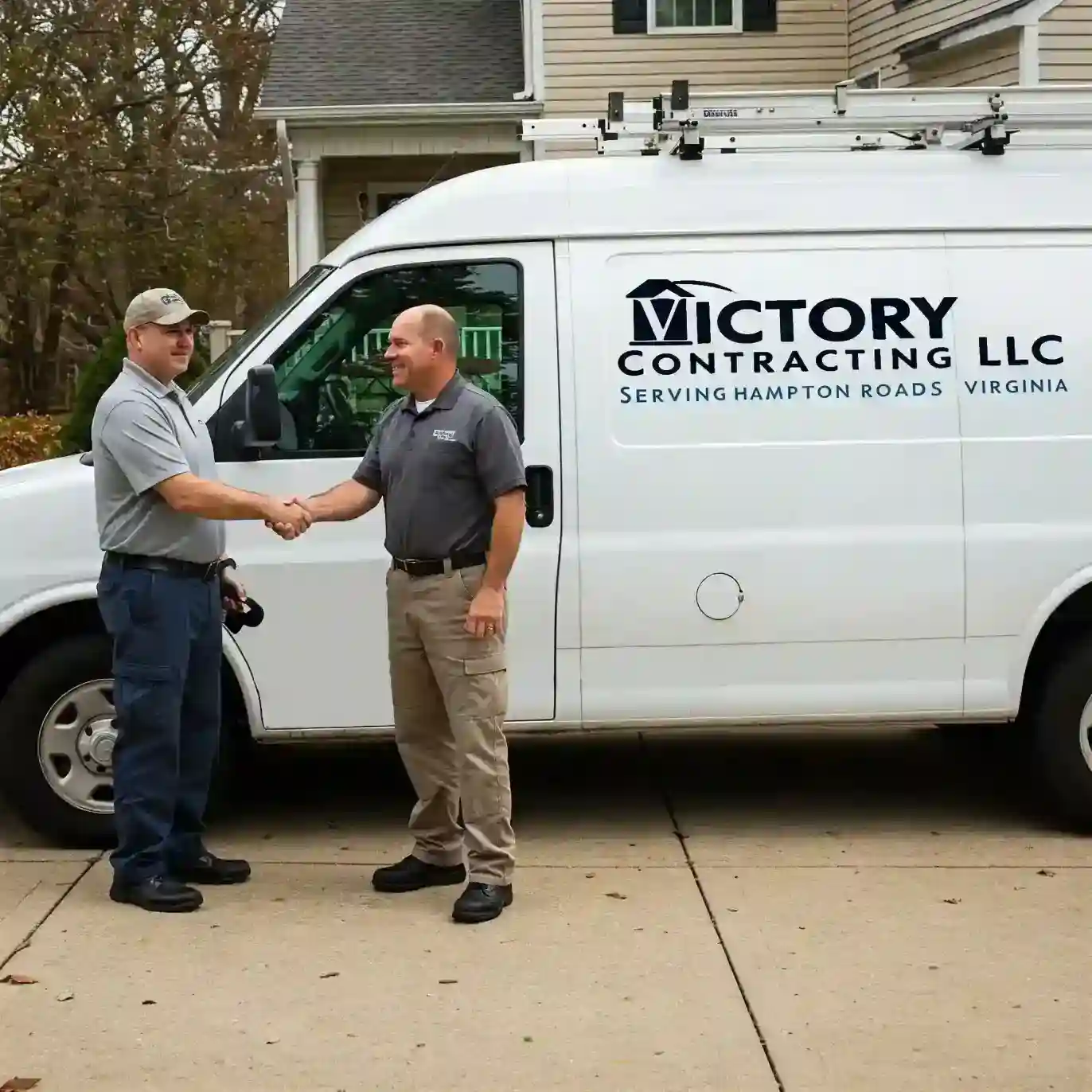 Victory Contracting service vehicle